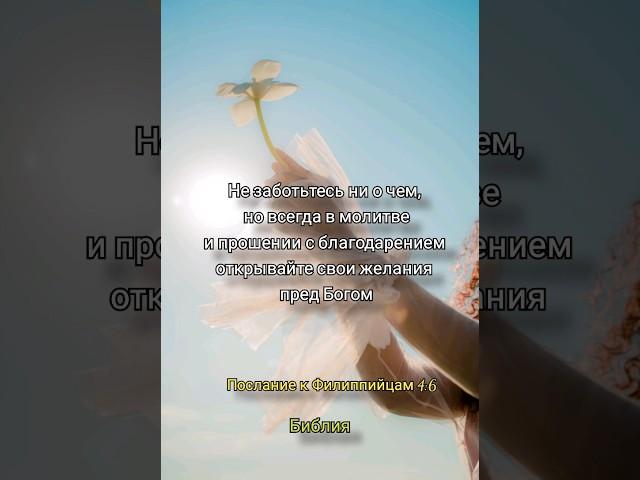 Послание к Филиппийцам 4:6, Библия