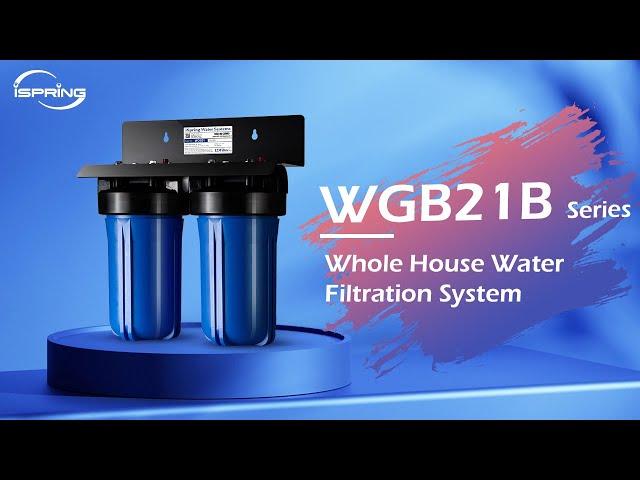 Lab-tested Whole House Water Filter System | iSpring WGB21B Series