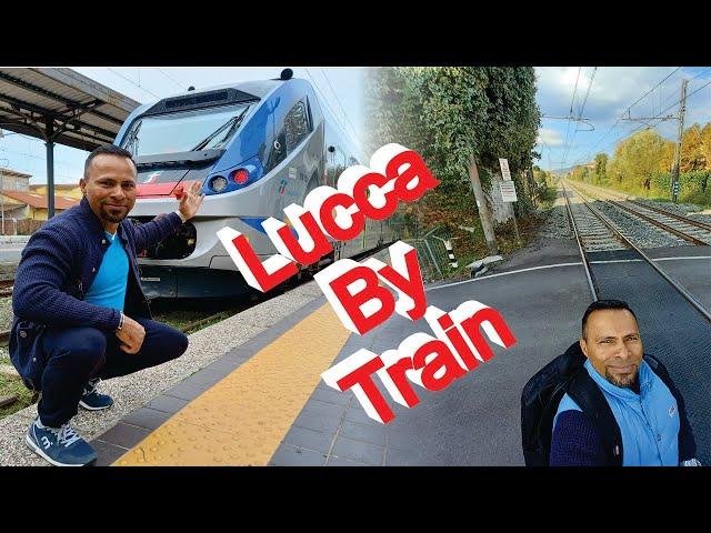 How to get to Lucca city after getting off the train