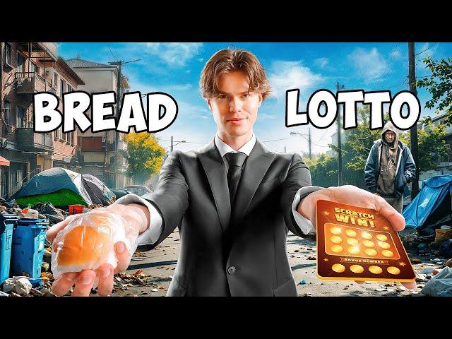 I Tested Squid Game "Bread or Lottery" in Real Life