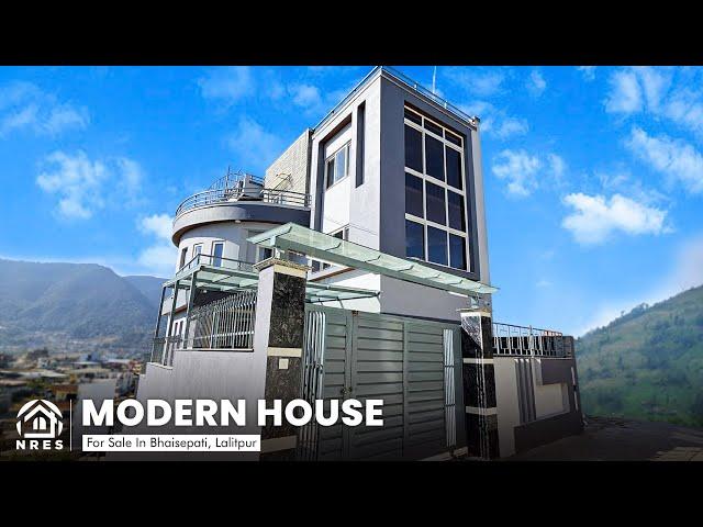 MODERN HOUSE FOR SALE IN BHAISEPATI LALITPUR | HOUSE TOUR | #nres #modernhome #forsale #realestate