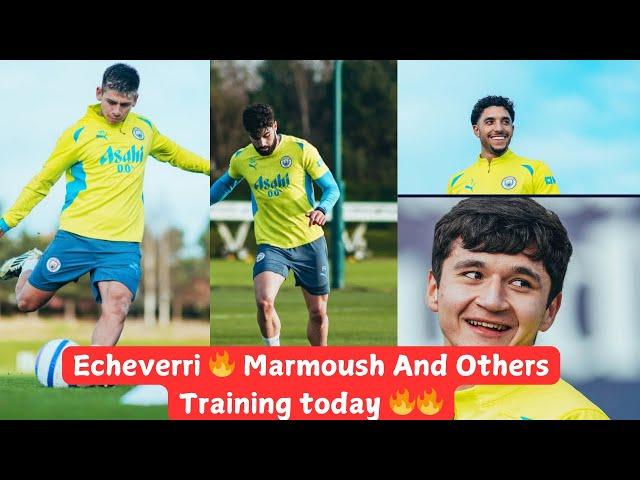 Claudio Echeverri  Omar Marmoush And others Training Today Ahead Forest Clash 