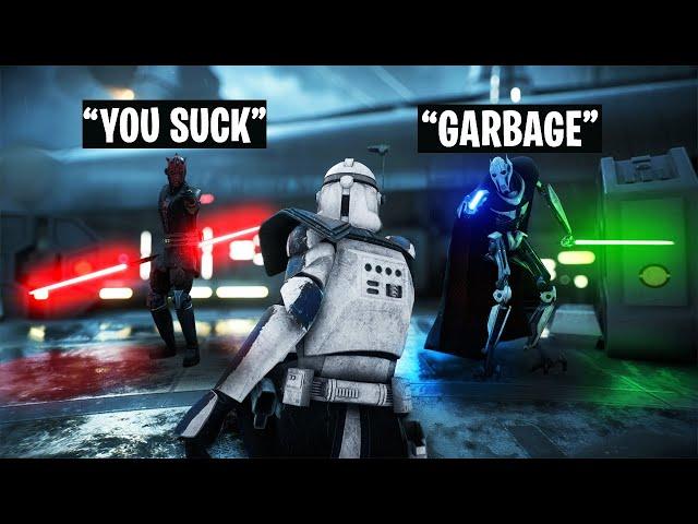 I DUELED A TEAM OF TOXIC PLAYERS IN BATTLEFRONT 2 AND...... I HUMILIATED THEM! (Battlefront 2)