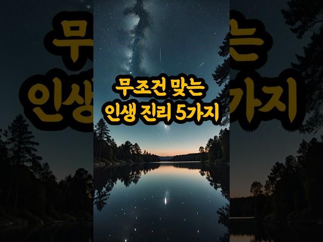 무조건 맞는 인생 진리 5가지  #부처님말씀 #불교명언 #마음공부 #인생조언 #지혜샘물 #삶의지혜 #불교쇼츠 #중년공감 #마음수행