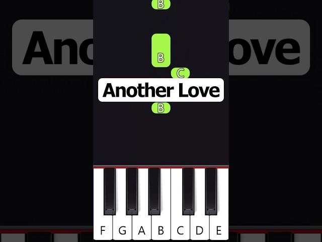 Another Love | EASY Piano Tutorial