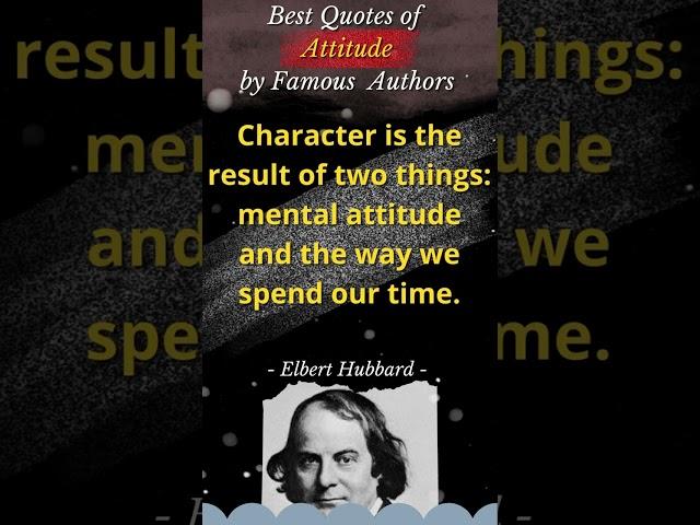 Attitude Quotes  - Quotes of The Day by Famous Authors | Your Quotes Channel