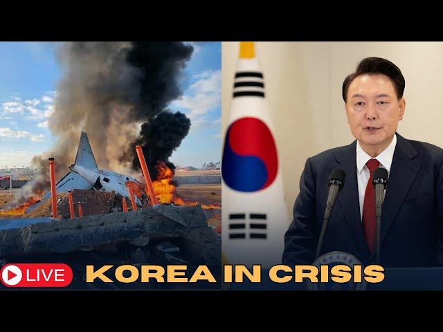 Jeju Flight 7C2216 Crash & Korean Martial Law Crisis (LIVE)