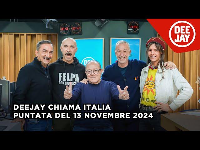 Deejay Chiama Italia - Puntata del 13 novembre 2024 / Ospite Carlo Verdone