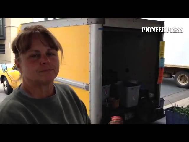 Michelle Gagliardi has been selling at the St. Paul Farmers Market for 30 years. Parking issues are