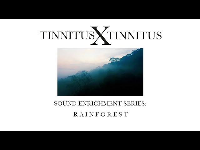 Tinnitus X Series: Relaxing Cicada Sounds for Sleeping  | Rainforest Sound Enrichment for Tinnitus