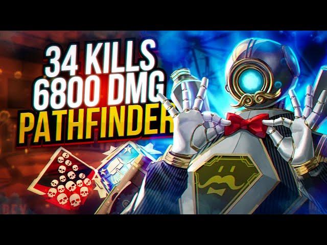 ЗР-295! 34 KILLS & 6800 DMG ON PATHFINDER APEX LEGENDS ! патфайндер апекс легенд гайд реликвия