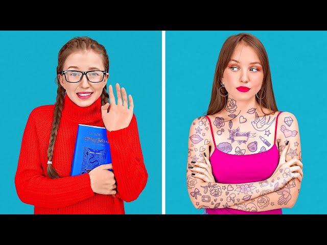 COOLEST HACKS TO BECOME POPULAR AT SCHOOL || Epic Tik Tok Hacks Tested by 123 GO!