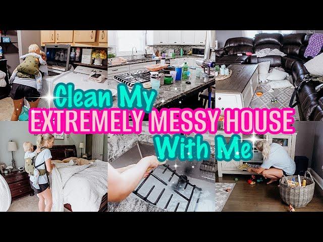 *NEW* EXTREMELY MESSY HOUSE CLEAN WITH ME-INSANE CLEANING MOTIVATION-JESSI CHRISTINE