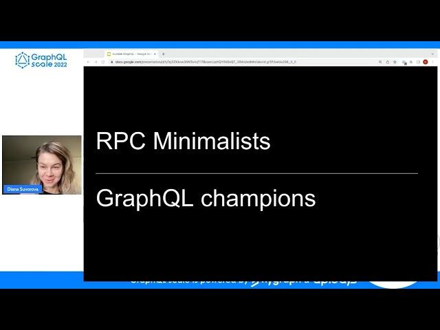 Apidays GraphQL Scale 2022 -  Humble GraphQL By  Diana Suvorova, Software Engineer at Uber.