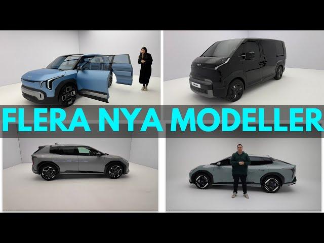 Nya Kia EV4, PV5 (en MPV) och EV2 koncept | Elbilsmagasinet