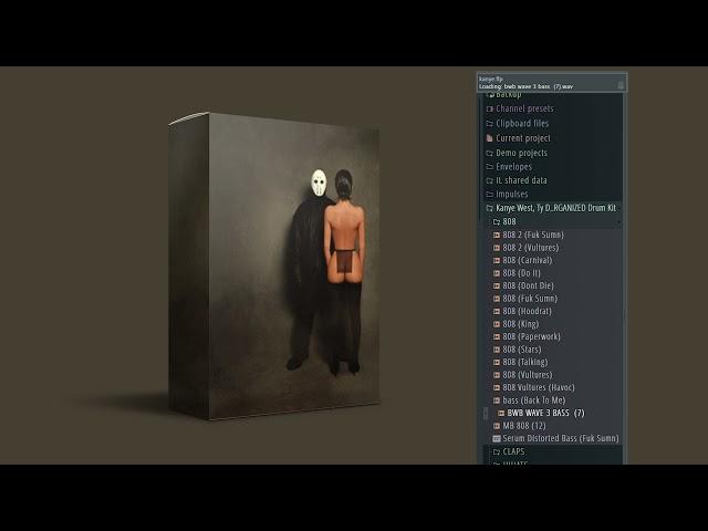 Kanye West Drum Kit 2024 | Kanye West - Vultures 1 Deconstructed Drum Kit