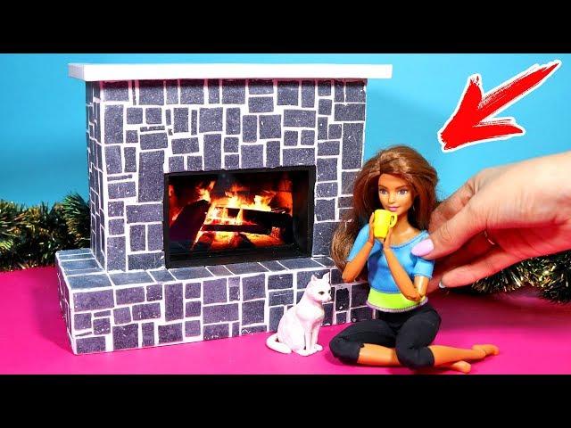 FIREPLACE FOR DOLLS | Christmas and New Year | DIY Dollhouse | AnnaOriona