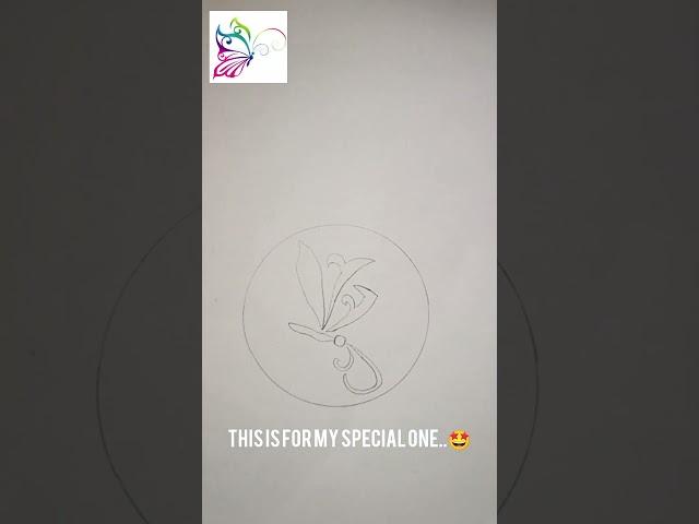 Drawing the logo of my special one  #art #sakthi #sakthiofficial #mridula #face #reveal #arts of S