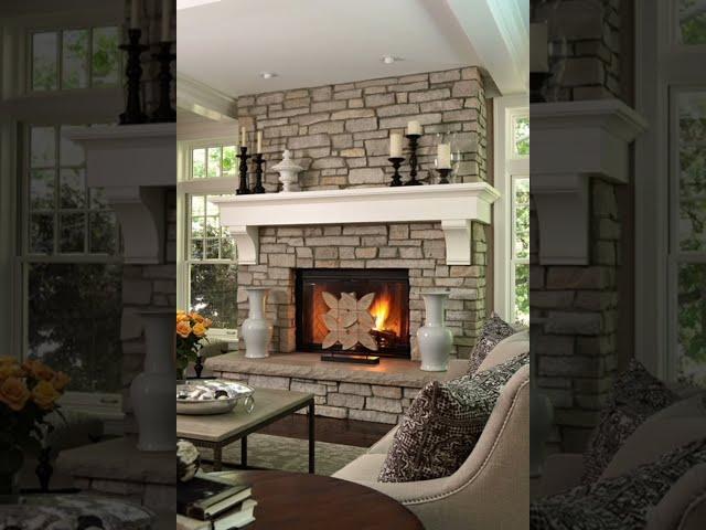 HOW TO CLEAN FIREPLACE BRICK!!! #home #homedecor #homeinteriorinspo #homdecorinspiration