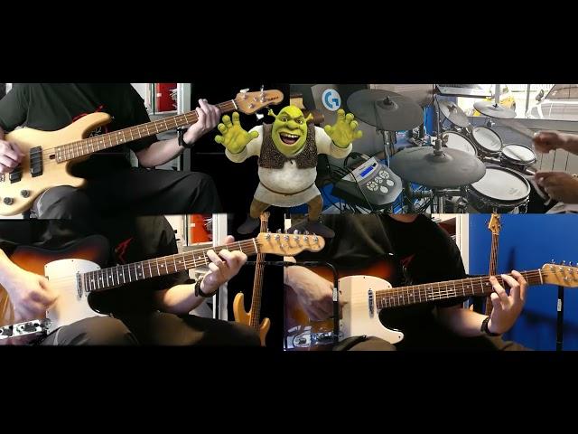 ALL STAR - SMASH MOUTH (Drum, Bass, Guitar) cover - #shrek  B.O.