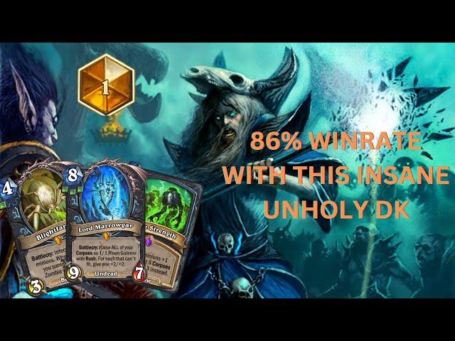 Getting Legend in Hearthstone with over 85% Winrate ( Unholy Death Knight)