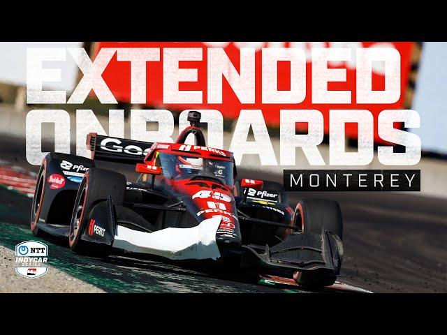 'Doesn't [expletive] turn now!' | Extended Onboards from Firestone Grand Prix of Monterey | INDYCAR