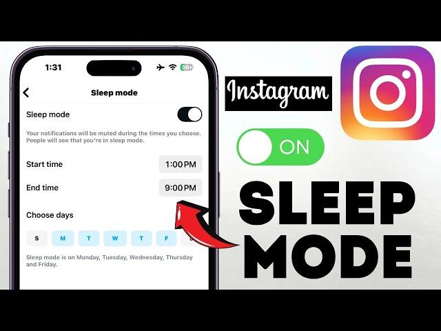 How To Turn ON Sleep Mode (Quiet Mode) On Instagram