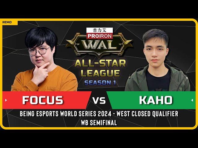 WC3 - [ORC] FoCuS vs Kaho [NE] - WB Semifinal - Warcraft 3 All-Star League - S1 - M4