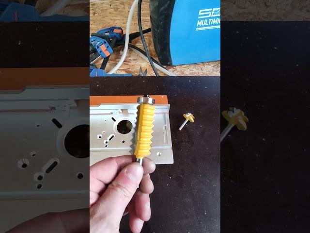 фрезерный стол своими руками, фрезы для стыка под 45 градусов #diy #лайфхак #контент #handmade #трен