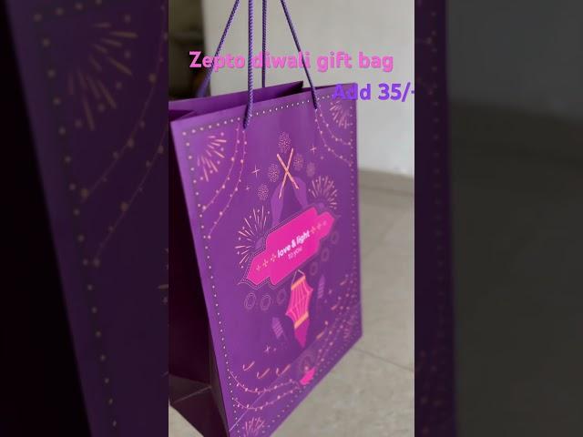 Zepto diwali gift bag (just only bag don’t expect anything)#zepeto #trending #shortvideo #gift