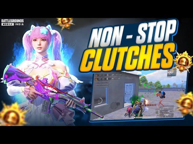 Non-stop clutches by EGOD GAMING| FASTEST 4 FINGER PLAYER #bgmi