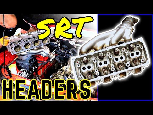 Hemi Camshaft Installation Continues, SRT Headers Install! Budget Challenger Build Ep2