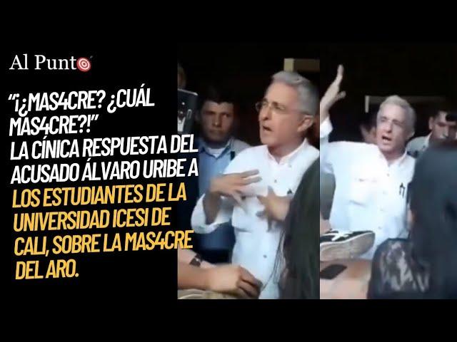 ¡Uribe RECHAZADO y ABUCHE4DO! Estudiantes de Universidad ICESI lo sacaron corriendo | Al Punto