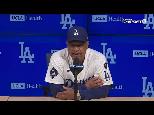 Dodgers postgame: Dave Roberts on Shohei Ohtani & Hyeseong Kim, tying franchise double plays record