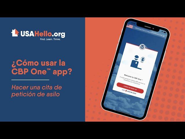 USAHello | Cómo usar la CBP One App