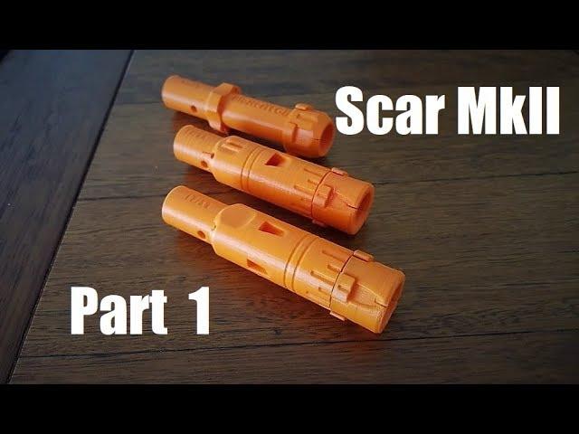 Part 1 - Sneek Peek - BlasterTECH Scar MKII Adjustable & Ported - Testing