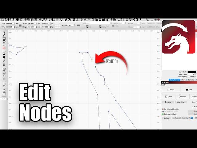 How to Edit Nodes in LightBurn