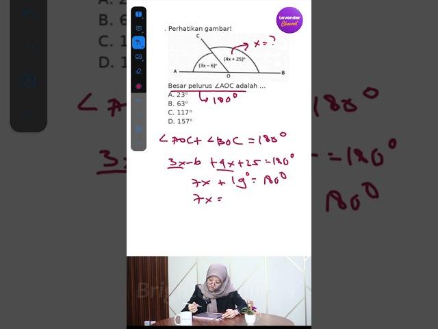 Cara Mudah Memahami Sudut | Soal SMP #matematika #matematikasmp #smp