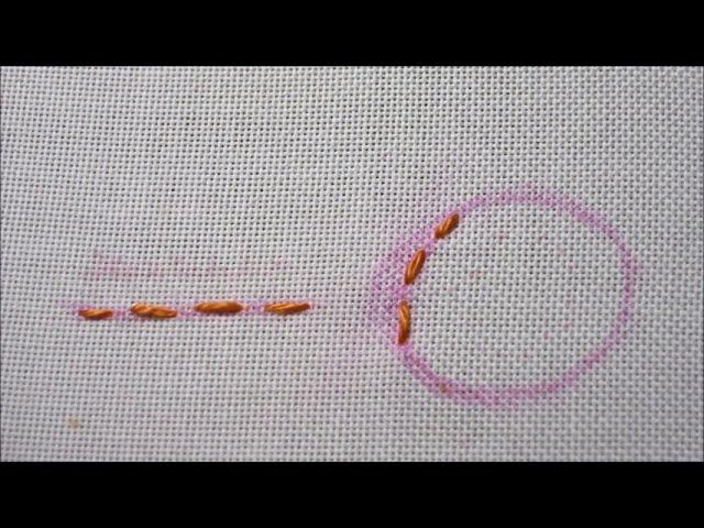 Vorstich Stick-Stich Tutorial