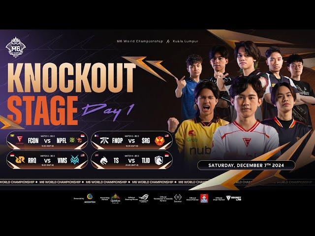  LIVE | MLBB M6 World Championship | Knockout Stage Day 1