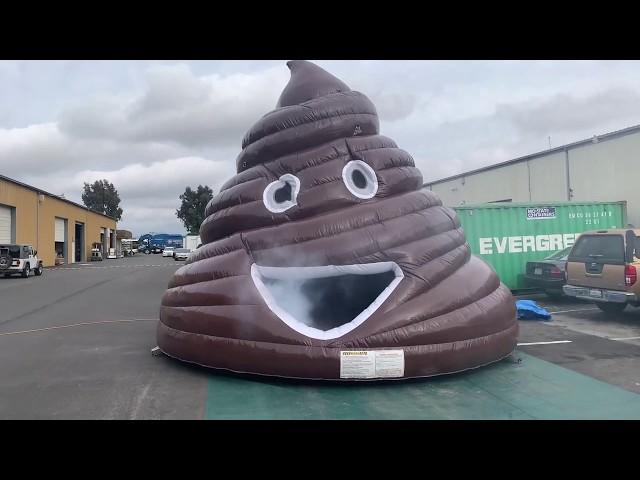 Inflatable Poop Emoji Rental