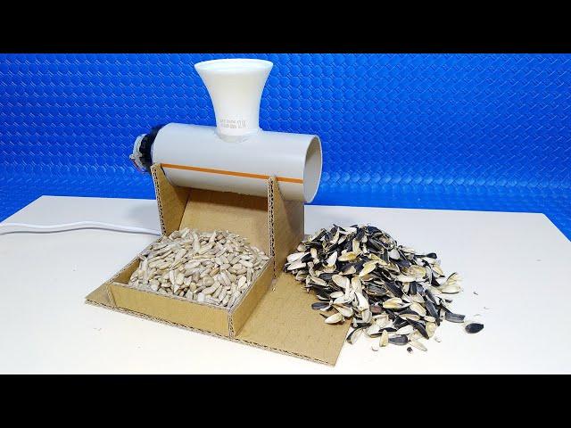 How to make a Sunflower seed cracking machine at home | DIY Kwaci Peeler