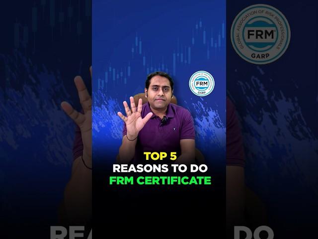 Top 5 reason to do FRM certification in 2024 | #frm #frmexam #fintelligents #frmlevel1