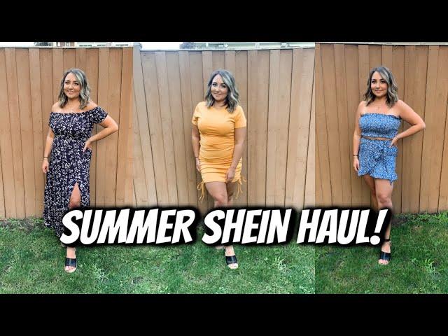 SHEIN SUMMER DRESSES TRY ON HAUL | MIDSIZE FASHION