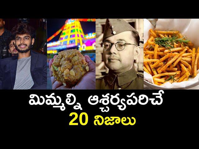 Top 20 Unknown Facts in Telugu |Interesting and Amazing Facts | Part 209| Minute Stuff