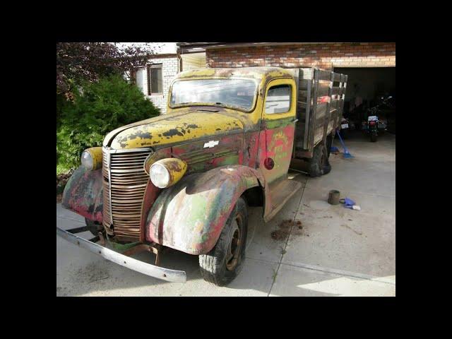 Building of a rat rod truck 1938 chevy first drive at the end of video