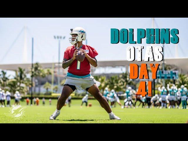 Miami Dolphins OTAs Day 4! Tua With A Deep TD!