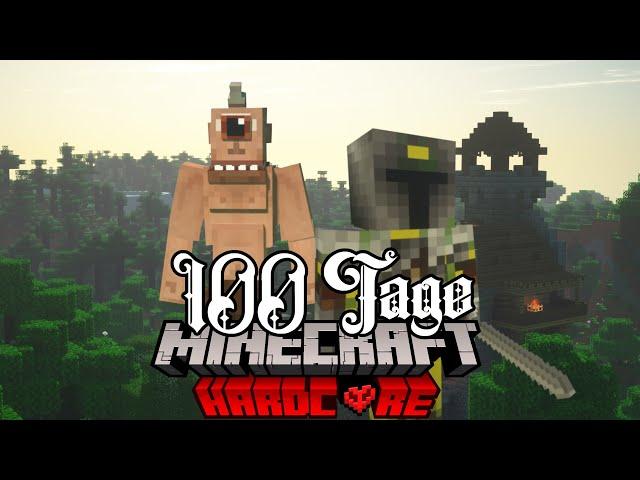 Ich überlebe 100 Tage im MITTELALTER in Hardcore Minecraft