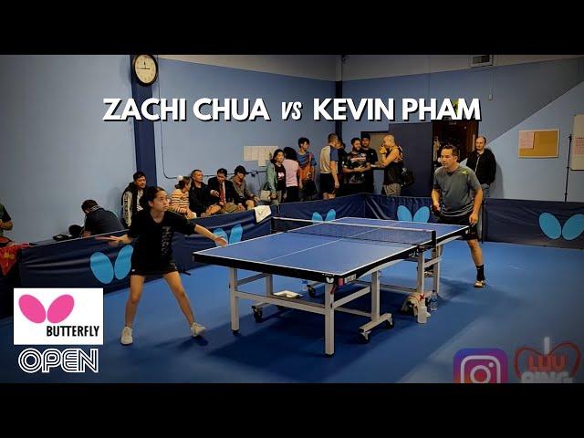 Zachi Chua (Unrated) vs Kevin Pham (1906) // LATTA Butterfly Open U2100 Group - 12-3-22