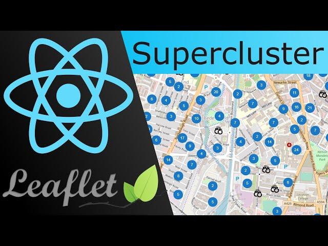 Supercluster in React Leaflet